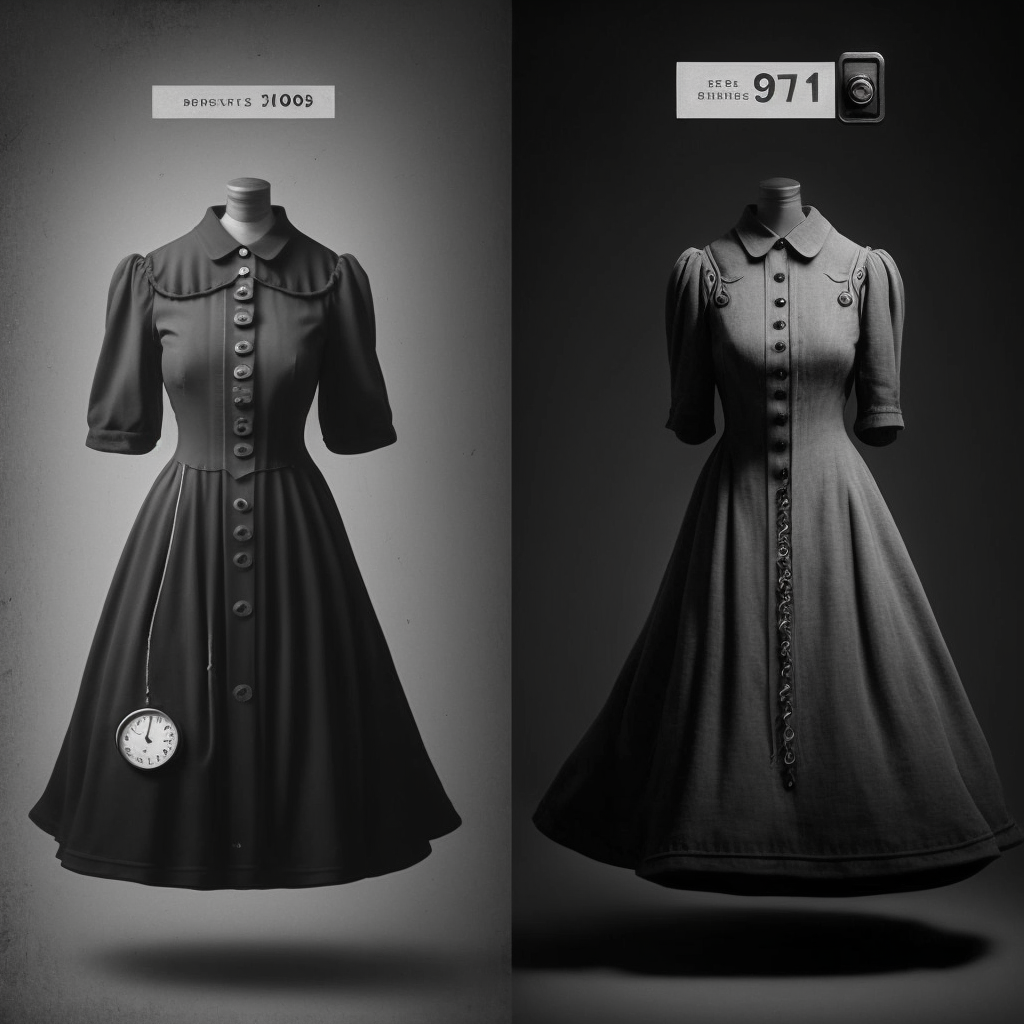 Vintage vibes: de comeback van de doorknoopjurk in de modewereld