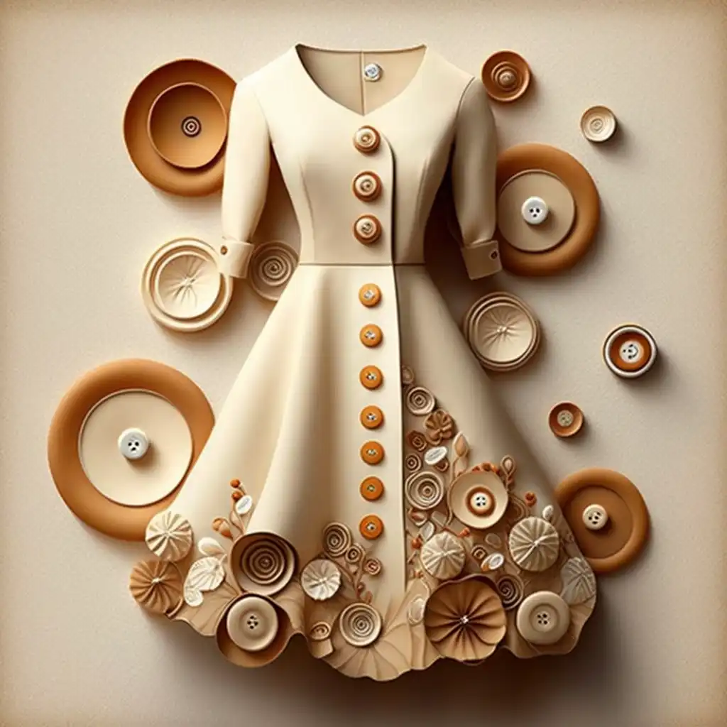 Knoopjesjurken: een ode aan vrouwelijkheid en elegantie